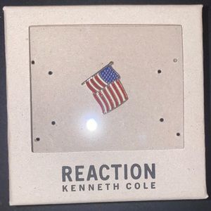Reaction Kenneth Cole flag pin